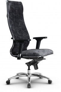 Кресло офисное Metta L (хром ов. сеч.) велюр