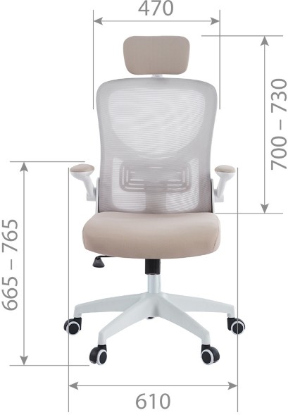 Компьютерное кресло  CHAIRMAN CH633  беж
