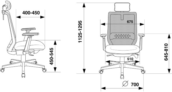 Кресло руководителя Бюрократ EXPERT