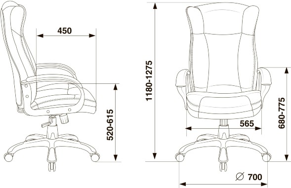 Кресло руководителя БЮРОКРАТ CH-879N 