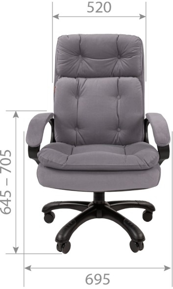 Кресло руководителя CHAIRMAN 442 ткань