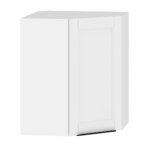 Шкаф угловой навесной с полкой MCHP 6072.1C Бежевый/Белый 600х600х720 SICILIA