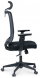 Кресло офисное ЛОНДОН ОФИС чёрный пластик