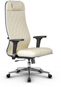 Кресло офисное Metta L NewLeather (хром пр. сеч.)