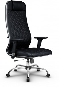 Кресло офисное Metta L NewLeather (хром ов. сеч.)