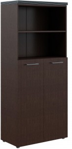 Шкаф с глухими средними дверьми и топом THC 85.6 Венге Магия 854х452х1968