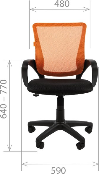 Кресло офисное CHAIRMAN 969 black