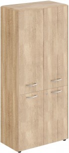 Шкаф с замками в средних и малых дверях и обвязкой DHC 85.3(Z) Дуб Каньон 892х470х1950