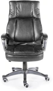 Кресло руководителя Мэдисон чёрная экокожа