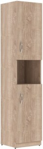 Шкаф колонка с 2-мя глухими малыми дверьми SR-5U.4(R) Дуб Сонома светлый 386х375х1815