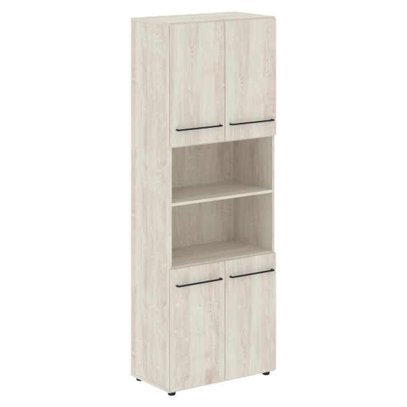 Шкаф с 2-мя комплектами глухих малых дверей LHC 80.4 800х430х2253 LOFTIS