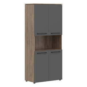Шкаф с 2-мя комплектами глухих малых дверей MHC 85.4 854х423х1956 MORRIS