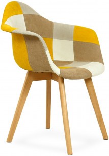 Стул Style Patchwork желтый мультиколор