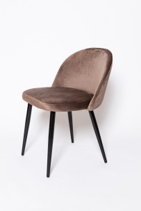 Кресло-стул DISCO black коричневый