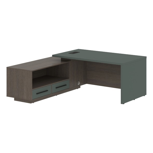 Стол руководителя с тумбой VCT 1919(L) 1900х1900х750 VELION