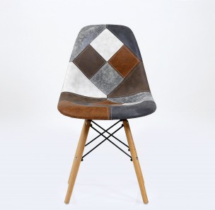 Стул Style Patchwork коричневый мультиколор