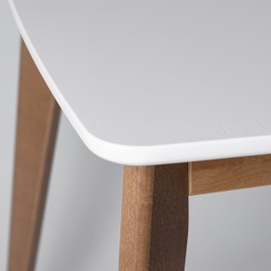 Стол раскладной Пегас classic+ 1200(+350)*750, Дуб натуральный/Белая эмаль