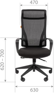 Кресло руководителя CHAIRMAN CH 577 BLACK