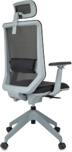 Кресло руководителя Бюрократ MC-G611NL-H черный Elastic-102 с подголов. крестов.4-луч. пластик пластик серый